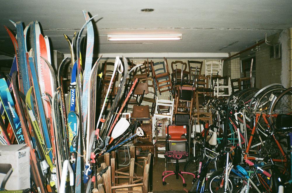 skis chairs and bikes in Emmeus