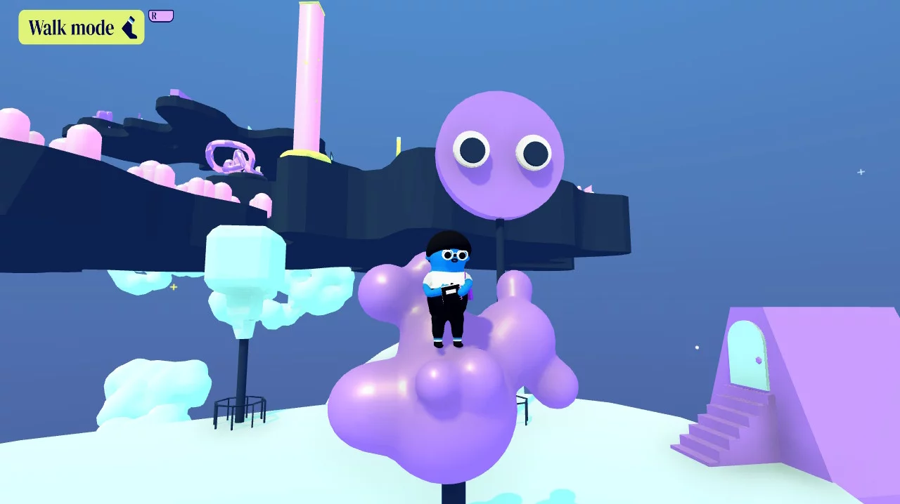 more weird shapes in the game like googly eyes on a circle and cloud bubbly shapes