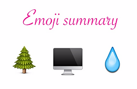 the white pube emoji
review of a pine tree, a mac, and a water droplet