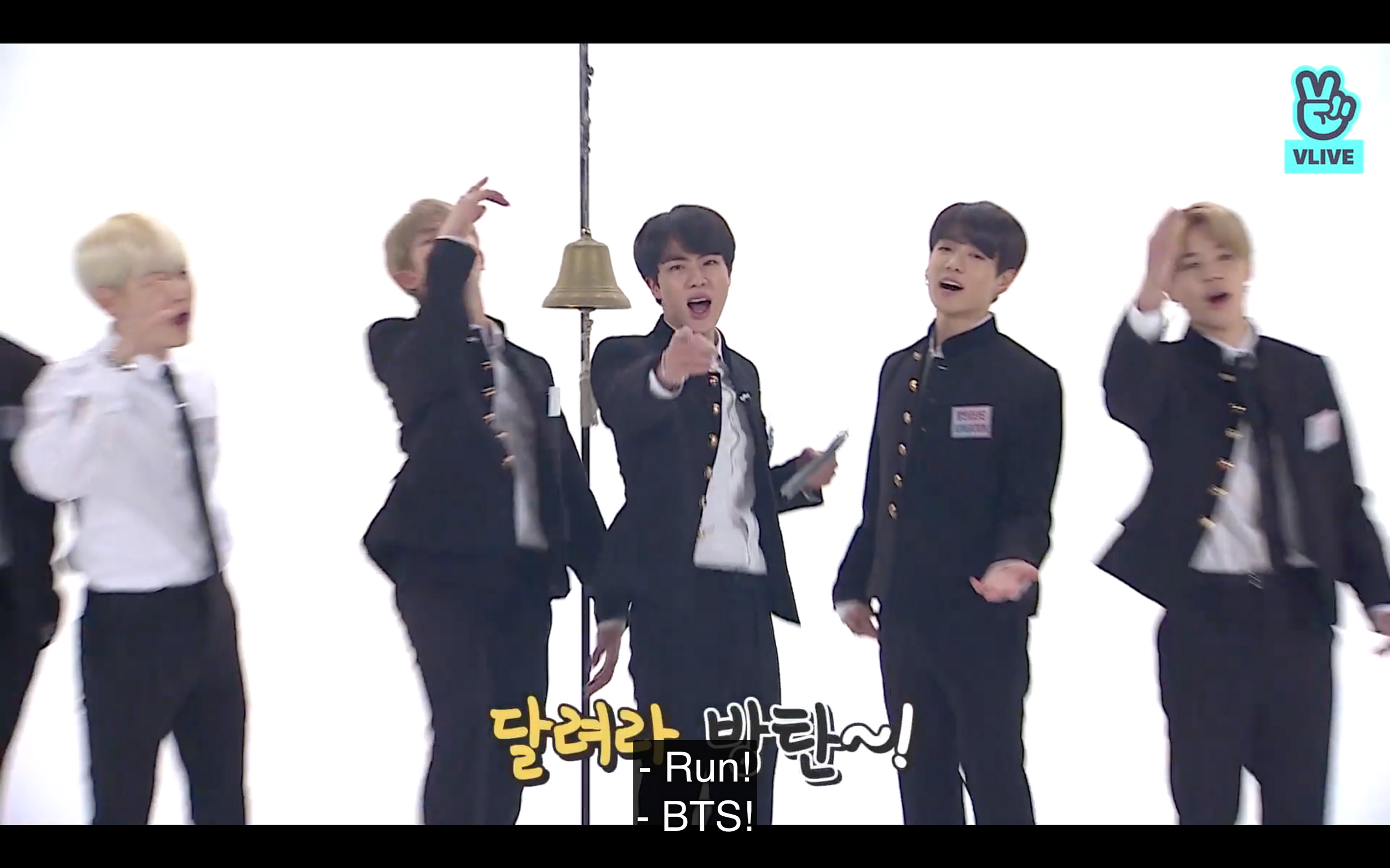 Run! BTS  The White Pube
